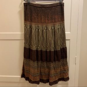 NWT Peruvian Connection  midi skirt